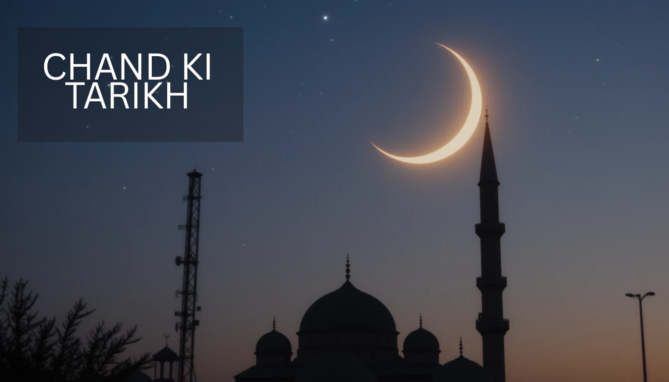 Chand ki Tarikh Today in India | Islamic Lunar Date
