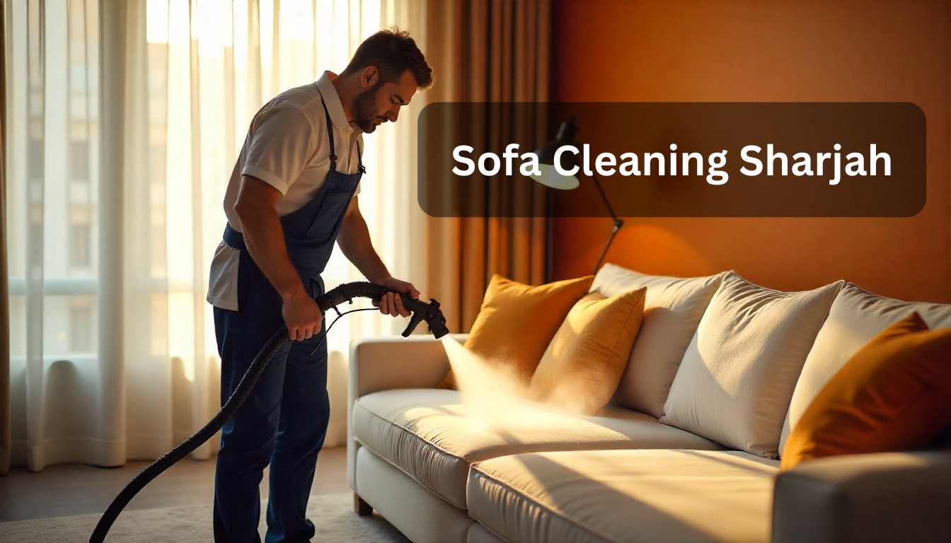 Professional sofa cleaning Sharjah services by AMPC. Dubai, Sharjah and Ajman Expert upholstery cleaning. Safe, eco-friendly methods.