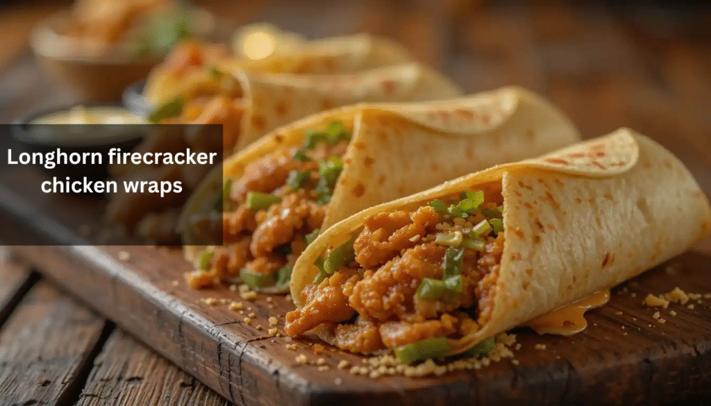 longhorn firecracker chicken wraps
