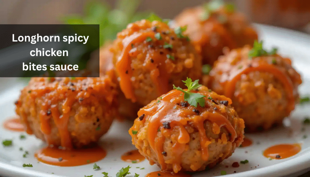 longhorn spicy chicken bites sauce
