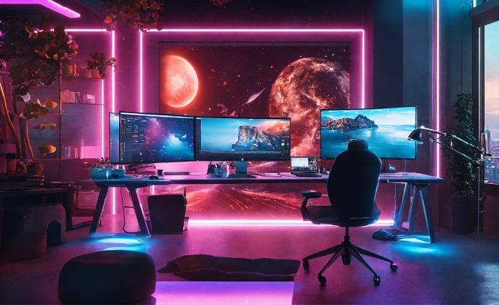 gaming setup